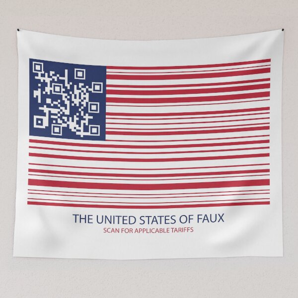 Item preview, Tarrif flag designed and sold by FAUXandCo.