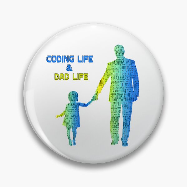 Item preview, Coding Life & Dad Life Digital Art | Geeky Father’s Day Print | Gift for Programmer Dads 2025 designed and sold by AnnDesignStudio.