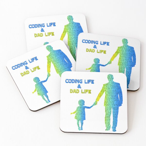 Item preview, Coding Life & Dad Life Digital Art | Geeky Father’s Day Print | Gift for Programmer Dads 2025 designed and sold by AnnDesignStudio.