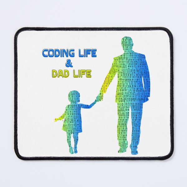 Item preview, Coding Life & Dad Life Digital Art | Geeky Father’s Day Print | Gift for Programmer Dads 2025 designed and sold by AnnDesignStudio.