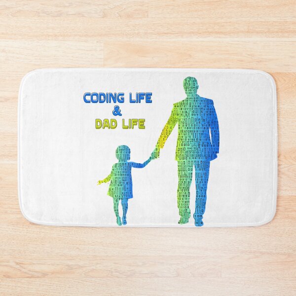 Item preview, Coding Life & Dad Life Digital Art | Geeky Father’s Day Print | Gift for Programmer Dads 2025 designed and sold by AnnDesignStudio.