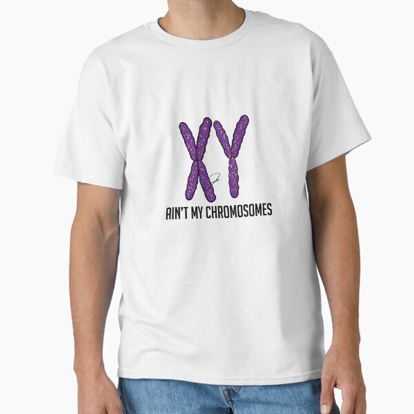 Vista previa del artículo con la obra «XY no son mis cromosomas», diseñado y vendido por JaeLucasta.
