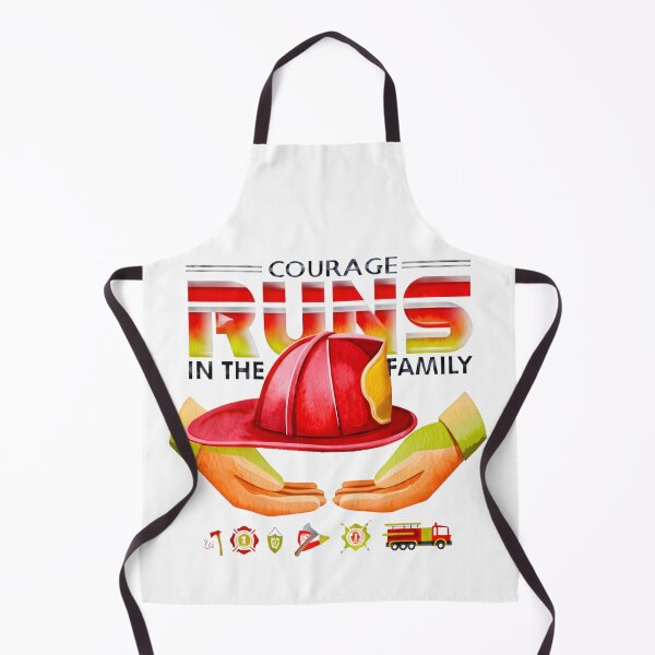 Item preview, Courage Runs in the Family Firefighter Father’s Day Print | Hero Dad Digital Art | Fireman Gift 2025 designed and sold by AnnDesignStudio.