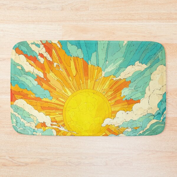 Item preview, Into the Radiant Horizon – Epic Sunset Illustration designed and sold by Moss and Moon Studio.