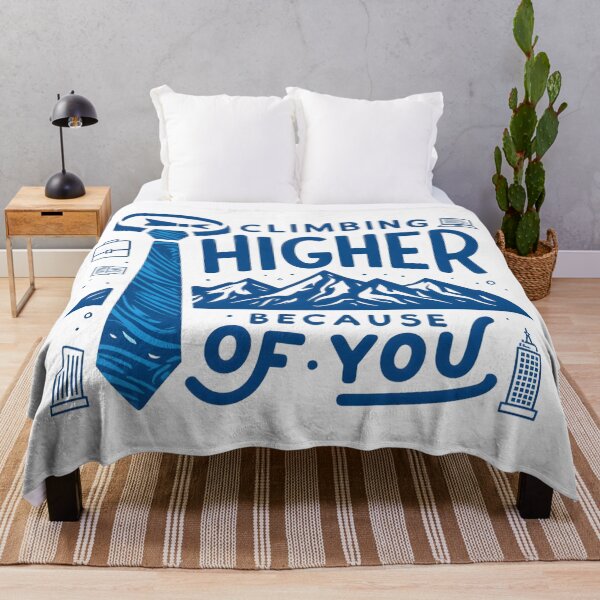Item preview, Climbing Higher Because of You Father’s Day Print | Inspirational Dad Digital Art | Motivational Gift for Fathers 2025 designed and sold by AnnDesignStudio.