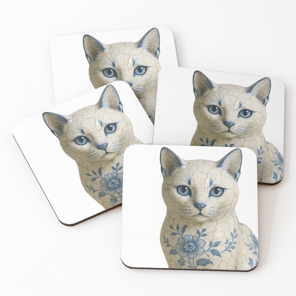 Item preview, Porcelain Cat designed and sold by aweartome.
