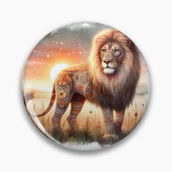 Item preview, Patterns of the Savanna Grassland Lion designed and sold by BreezyDawnDesigns.