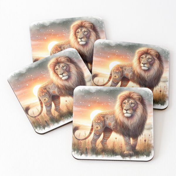 Item preview, Patterns of the Savanna Grassland Lion designed and sold by BreezyDawnDesigns.