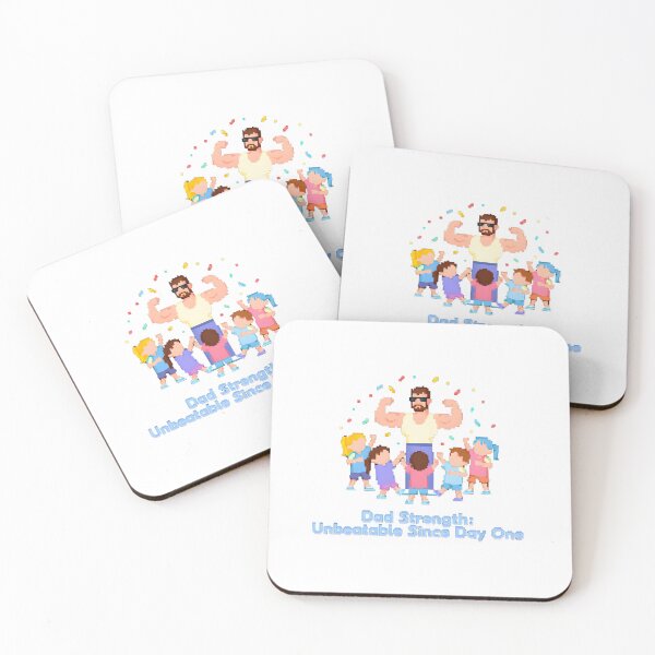 Item preview, Dad Strength: Unbeatable Since Day One Pixel Art | Fun Father’s Day Digital Print | Retro Gamer Dad Gift 2025 designed and sold by AnnDesignStudio.