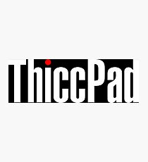 ThiccPad - Black Version Photographic Print
