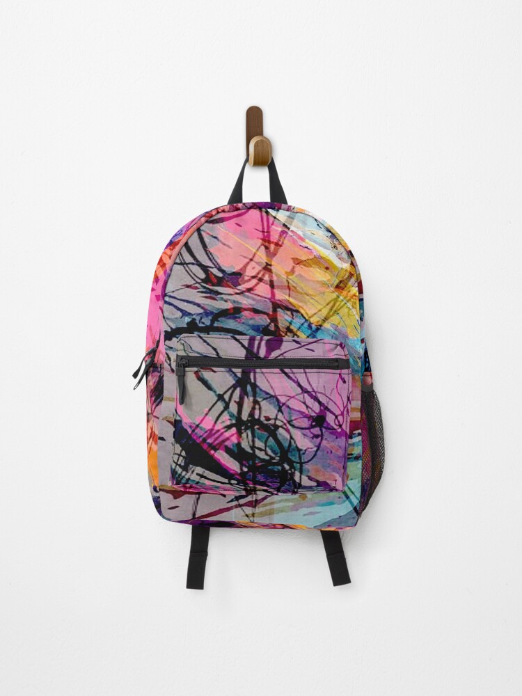 Thumbnail 1 of 3, Backpack, Explosion Abstract designed and sold by ViaARTfactory.