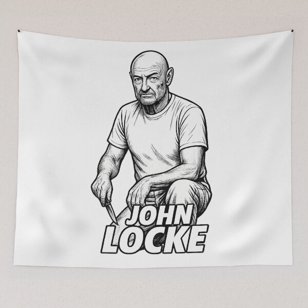 Item preview, Lost John Locke designed and sold by StickerPOP-now.