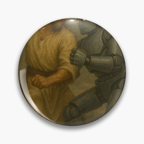Item preview, Jesus vs robot designed and sold by Joeylazer.