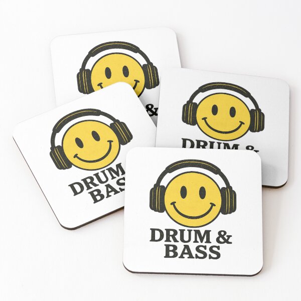Item preview, DRUM & BASS SMILEY (Happy Face) designed and sold by RICK-TURNER.