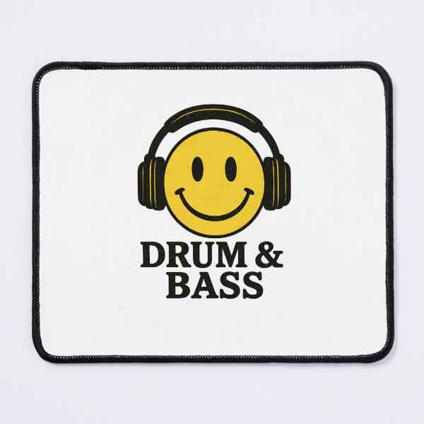 Item preview, DRUM & BASS SMILEY (Happy Face) designed and sold by RICK-TURNER.