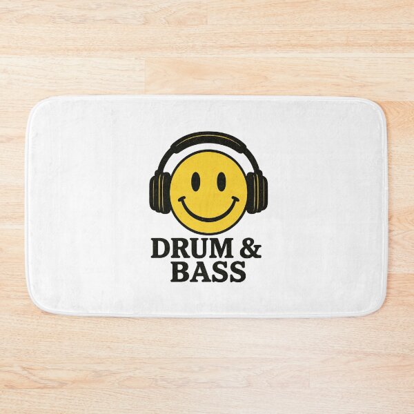 Item preview, DRUM & BASS SMILEY (Happy Face) designed and sold by RICK-TURNER.