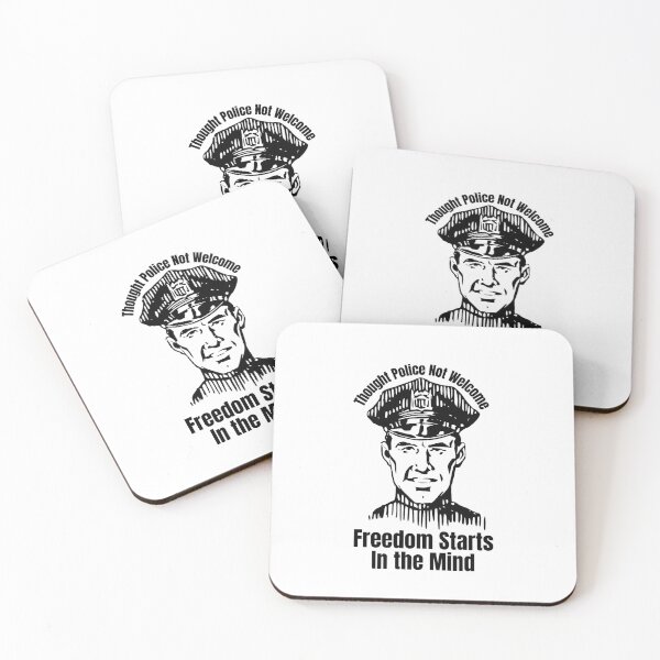 Item preview, Thought Police Not Welcome: Freedom Starts in the Mind designed and sold by jglobal360.