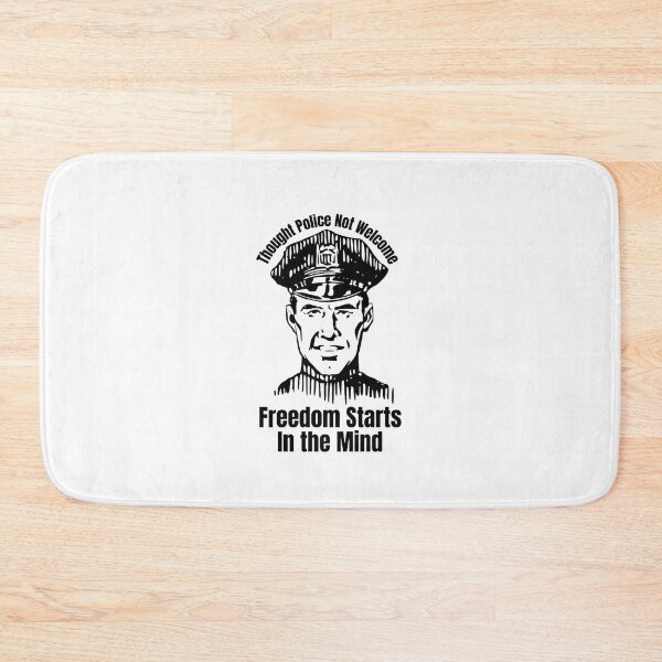 Item preview, Thought Police Not Welcome: Freedom Starts in the Mind designed and sold by jglobal360.