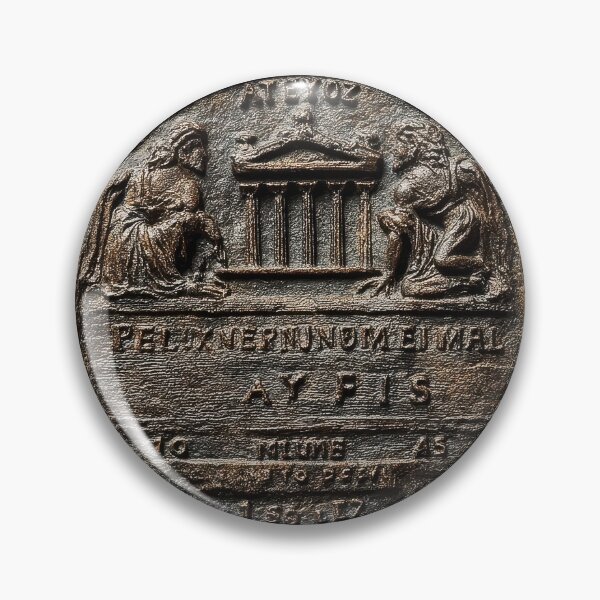 Item preview, 40of40 Ancient Temple Coin of Artemis: Lost Bronze Treasure designed and sold by TheBrainArt.