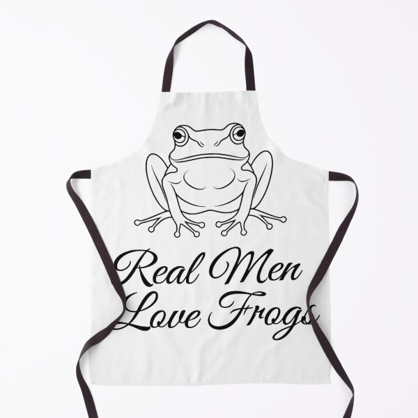 Item preview, Real Men Love Frogs - Minimal Line Art designed and sold by ARTReMi.