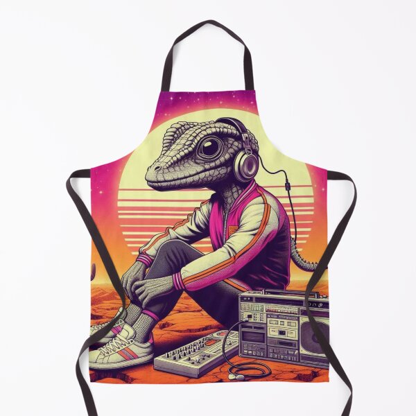 Item preview, cute crocodile listening music designed and sold by Dogandesighn.