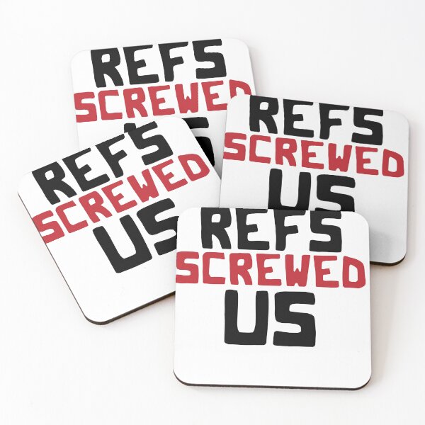 Item preview, refs screwed us, funny hockey football baseball basketball merch apparel t-shirt designed and sold by SellingStuff91.