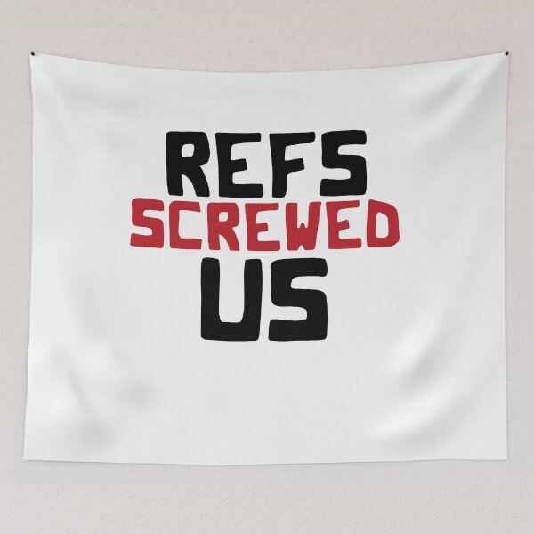 Item preview, refs screwed us, funny hockey football baseball basketball merch apparel t-shirt designed and sold by SellingStuff91.
