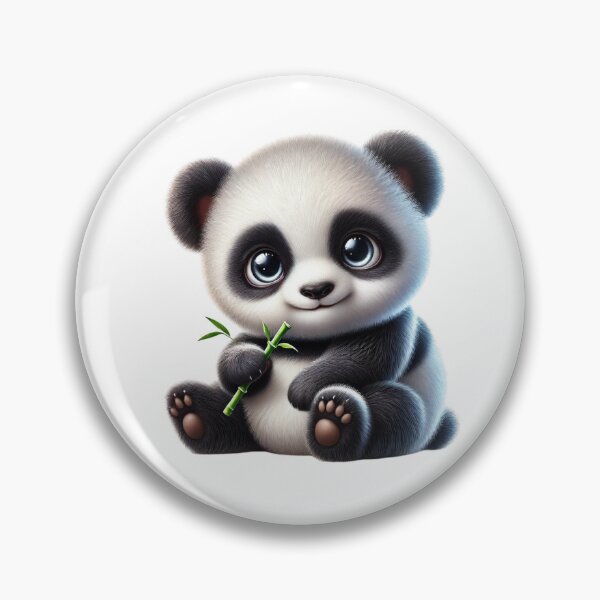 Item preview, Baby Panda with Bamboo – Cute & Charming Illustration designed and sold by FusiTink.