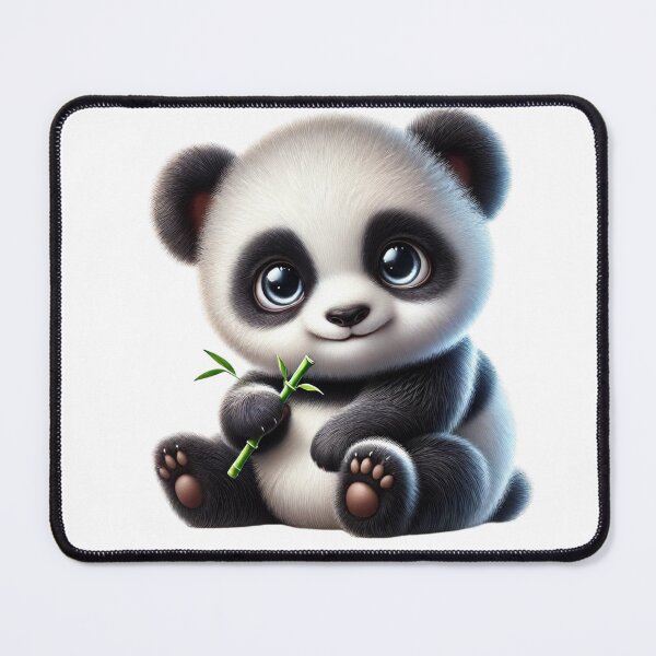 Item preview, Baby Panda with Bamboo – Cute & Charming Illustration designed and sold by FusiTink.