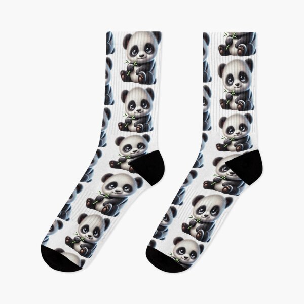 Item preview, Baby Panda with Bamboo – Cute & Charming Illustration designed and sold by FusiTink.