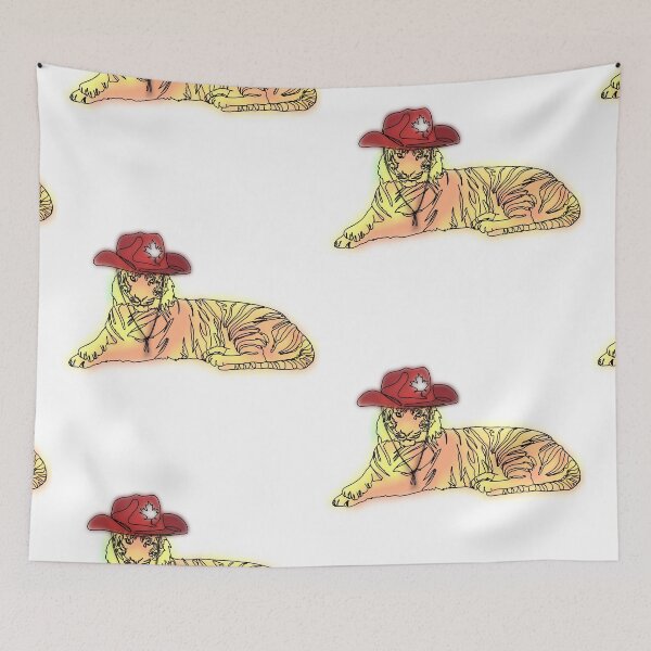 Item preview, Maple the Tiger the Canadian Cowboy - animalzinhats designed and sold by Ashley’sAnimalz.