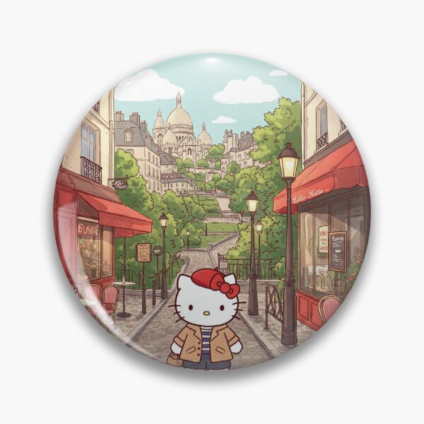 Item preview, Hello Kitty in Paris At Montmartre designed and sold by PYXOO.