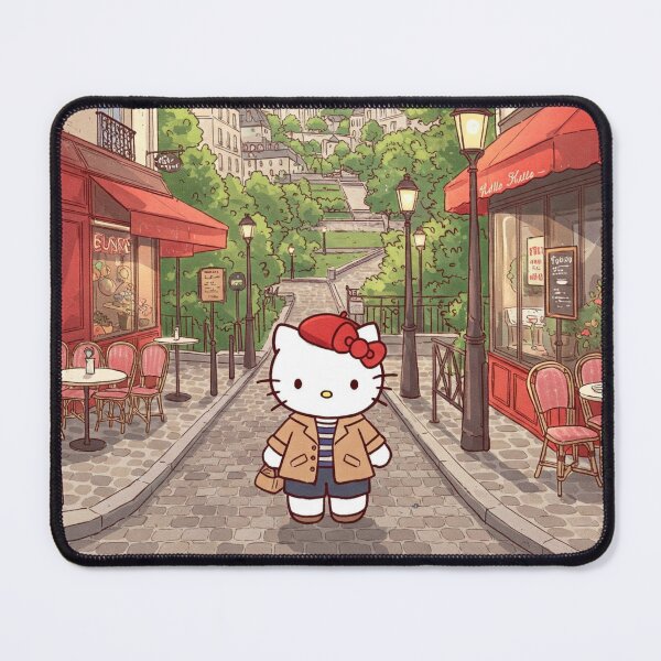 Artikelvorschau, Hello Kitty in Paris am Montmartre entworfen und verkauft von PYXOO.