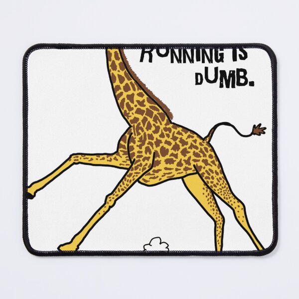 Item preview, Running is dumb Giraffe  designed and sold by mrcbrn.