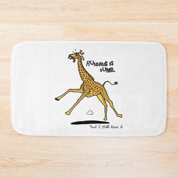 Item preview, Running is dumb Giraffe  designed and sold by mrcbrn.