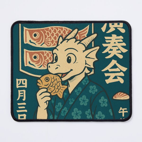 Item preview, Retro Japanese Dragon Sticker designed and sold by Fluff and Tough.