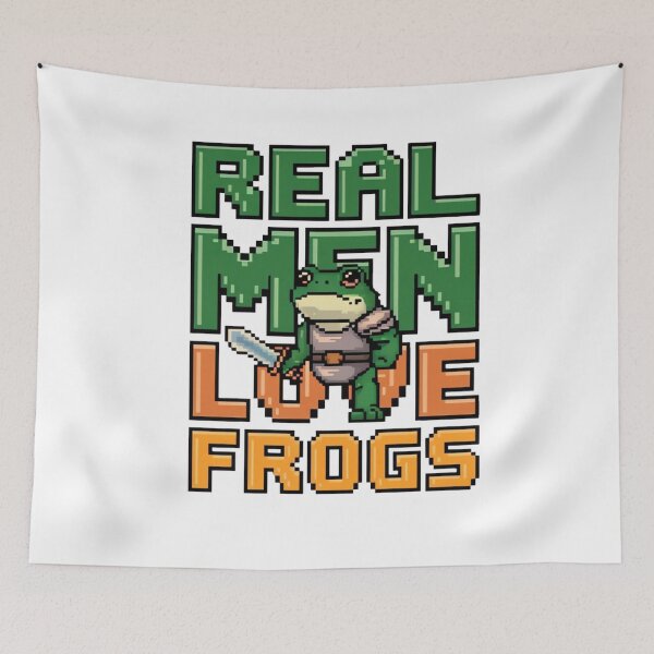 Item preview, Real Men Love Frogs - frog humor designed and sold by ARTReMi.