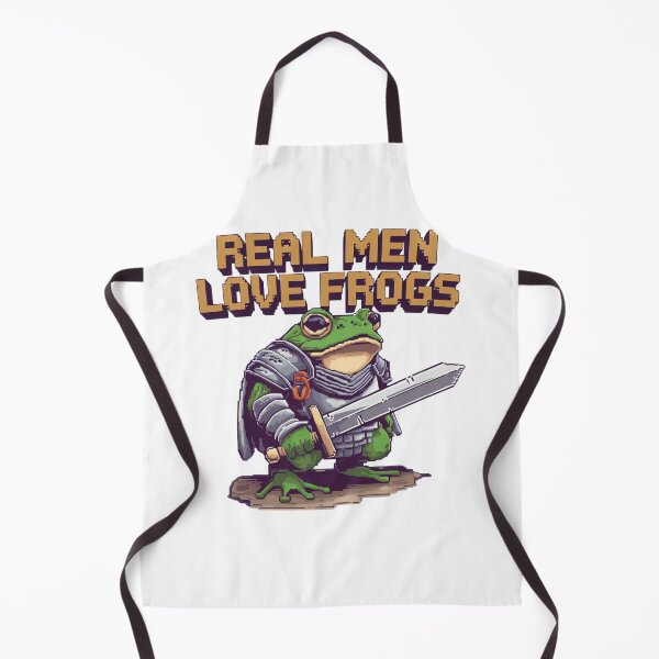 Item preview, Real Men Love Frogs - Frog humor designed and sold by ARTReMi.
