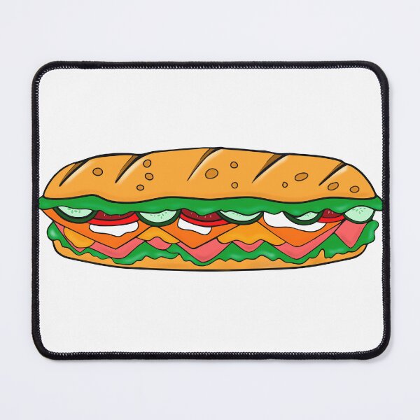 Item preview, Cute Sub Sandwich designed and sold by Sartoris Art.