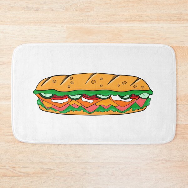 Item preview, Cute Sub Sandwich designed and sold by Sartoris Art.
