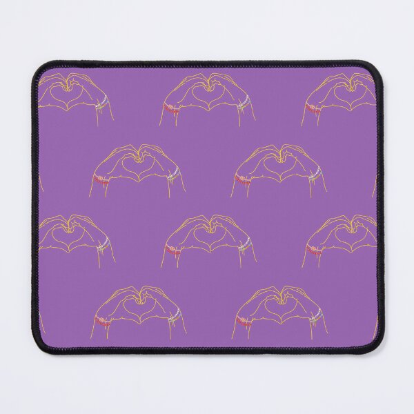 Item preview, Fearless Heart hands purple and gold designed and sold by jebsicka.