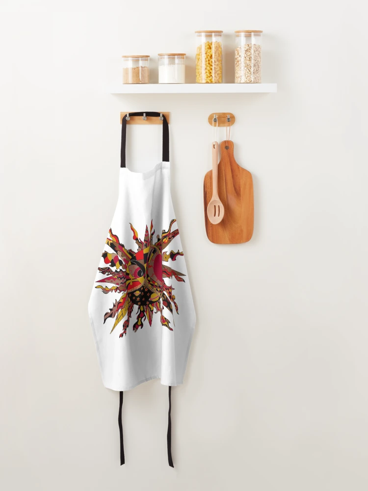 Thumbnail 4 of 6, Apron, Red and Gold designed and sold by RulerRad.