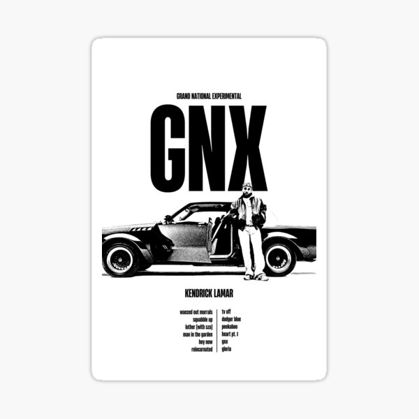 Aperçu de l'œuvre Kendrick Lamar GNX créée et vendue par FAUXBOLD.