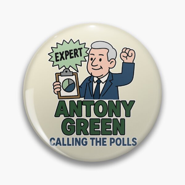 Item preview, Antony Green Expert Calling The Polls designed and sold by zzz888.