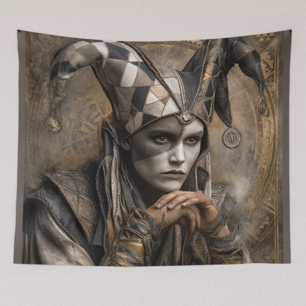 Item preview, Diamond Jest: A Harlequin's Pose designed and sold by bloorose.