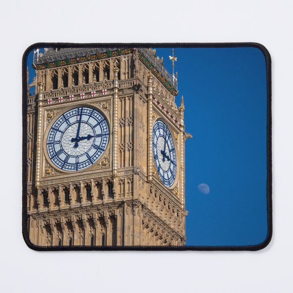 Item preview, Big Ben and The Moon designed and sold by Aham Photos.