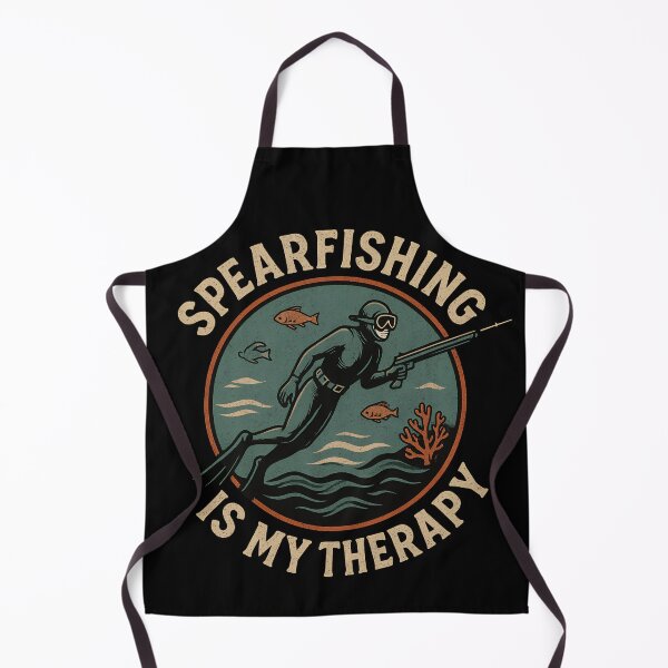 Item preview, Spearfishing Is My Therapy - Vintage Badge designed and sold by cotros.