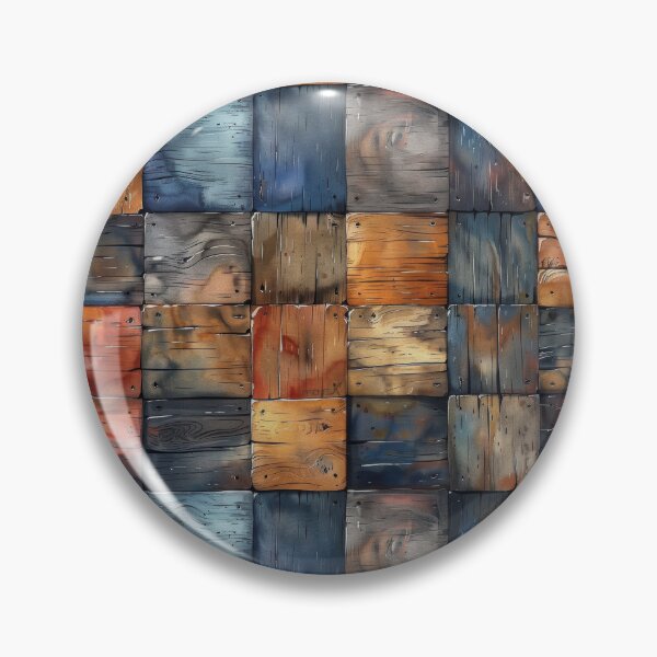 Item preview, Rustic Patchwork Wood Planks designed and sold by NTGUILTY.