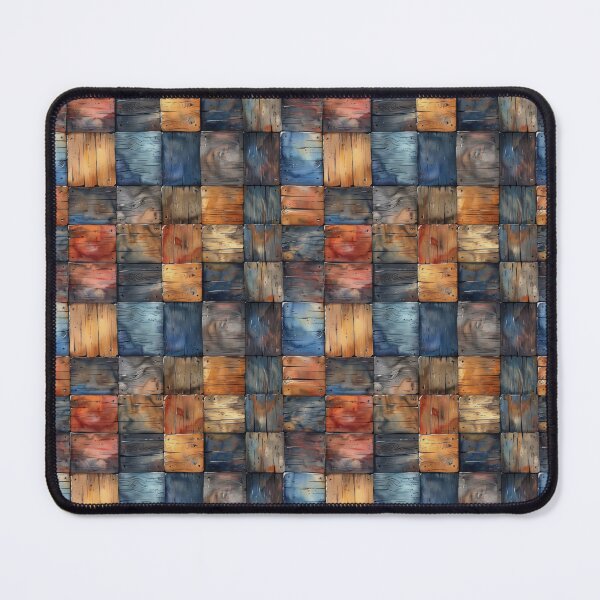 Item preview, Rustic Patchwork Wood Planks designed and sold by NTGUILTY.