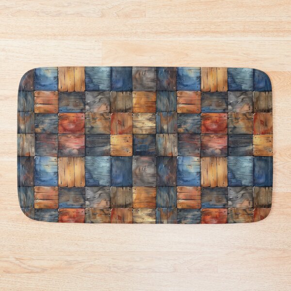 Item preview, Rustic Patchwork Wood Planks designed and sold by NTGUILTY.